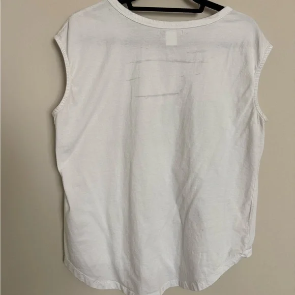 Desigual Atypical Graphic Sleeveless Tee XL Boho Art Top - Picture 5 of 8